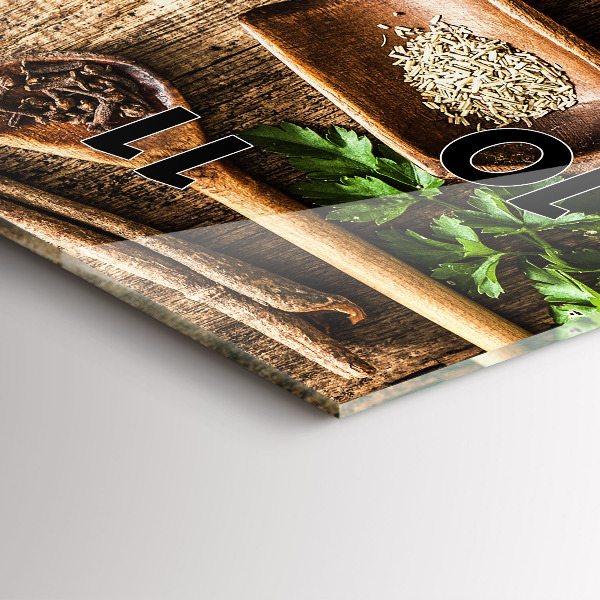 Vertikálne hodiny Lyžice korenia