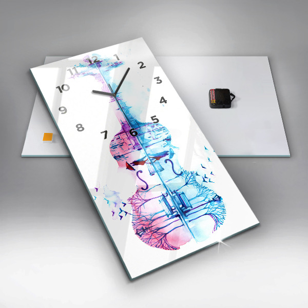 Vertikálne hodiny Jazero Cello Park