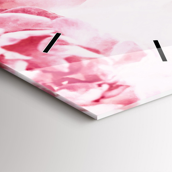 Vertikálne hodiny Kvitnúce kvety