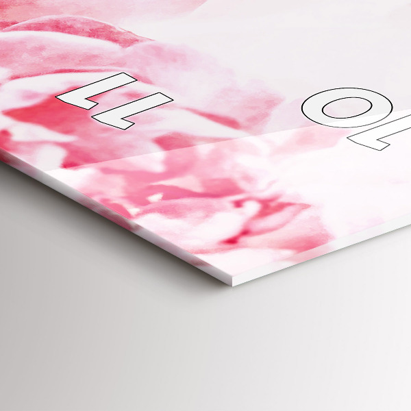 Vertikálne hodiny Kvitnúce kvety