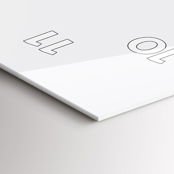 Vertikálne hodiny Silueta pantera