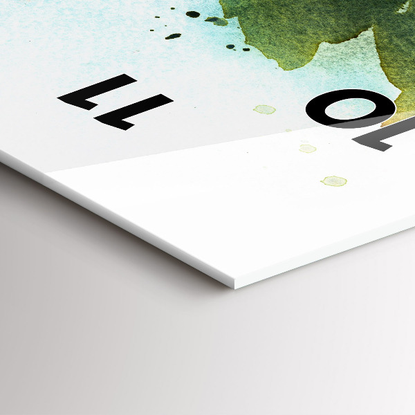 Vertikálne hodiny Vizualizácia prírody