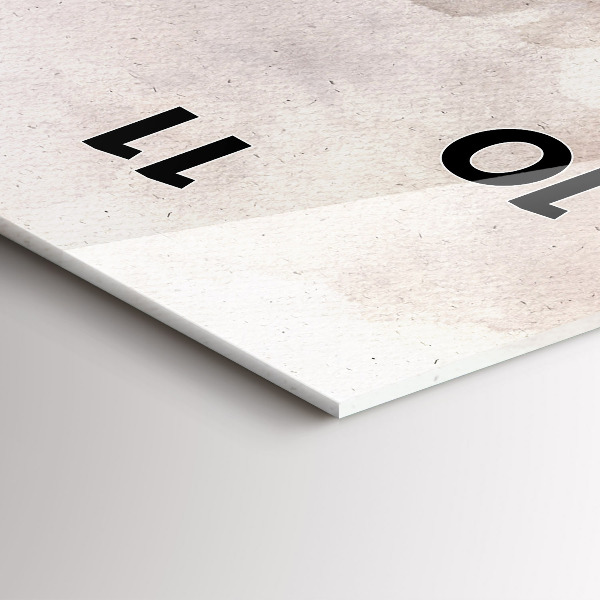 Vertikálne hodiny Abstraktné tváre