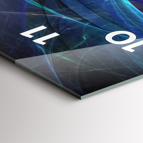 Vertikálne hodiny Farebný fraktál