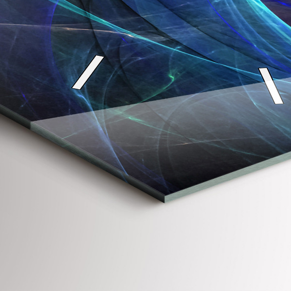 Vertikálne hodiny Farebný fraktál