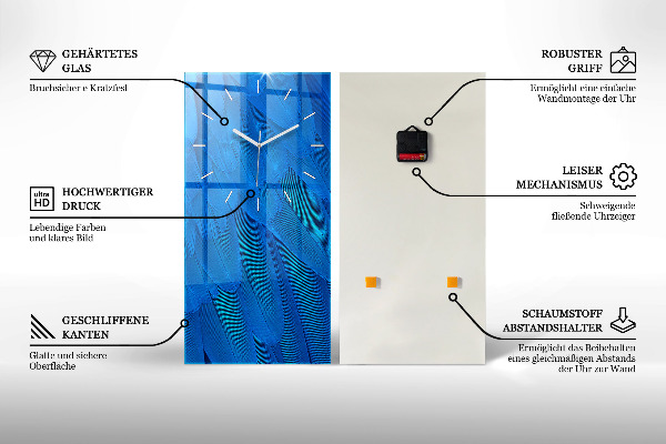 Vertikálne hodiny Dekoratívne rastliny