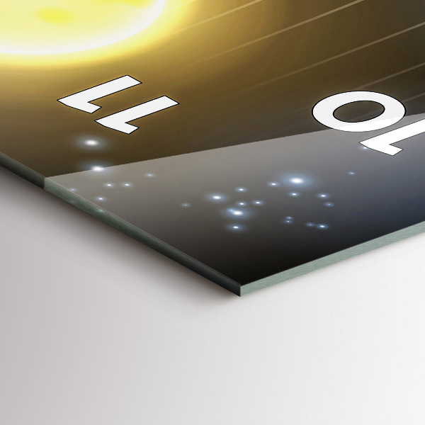 Vertikálne hodiny Slnečná sústava