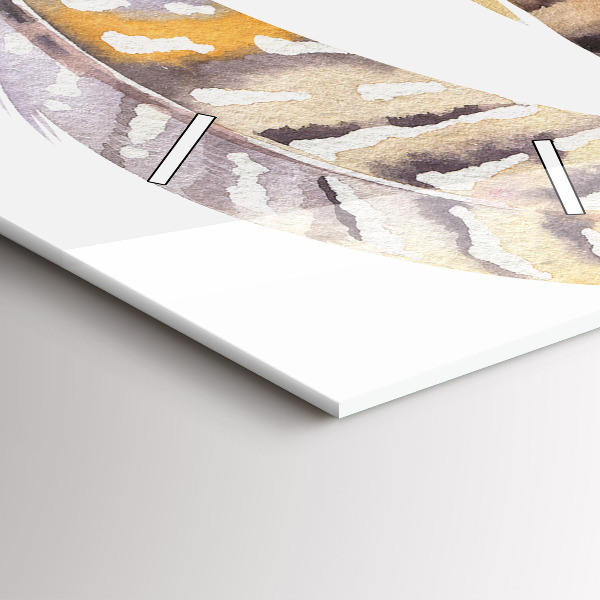 Vertikálne hodiny Retro umelecké ilustrácie