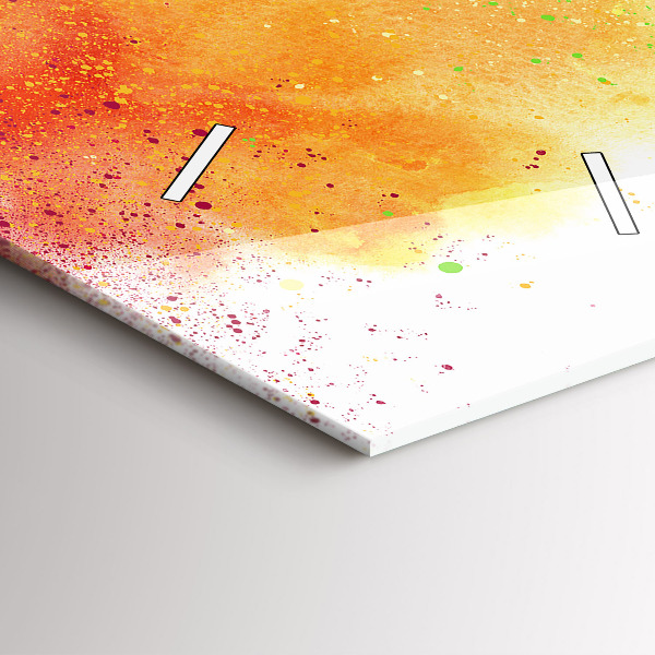 Vertikálne hodiny Abstraktná dúha