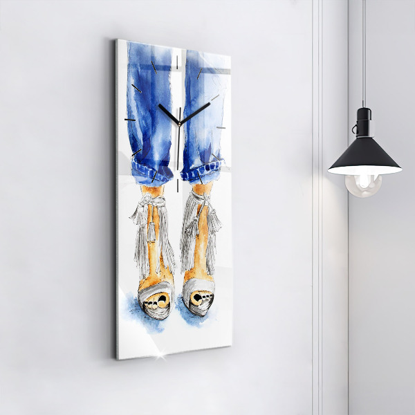 Vertikálne hodiny Dámske vysoké opätky