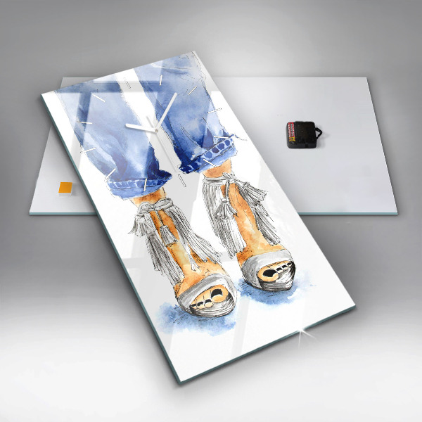 Vertikálne hodiny Dámske vysoké opätky