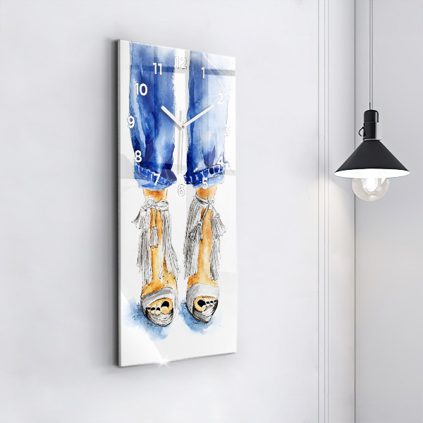 Vertikálne hodiny Dámske vysoké opätky