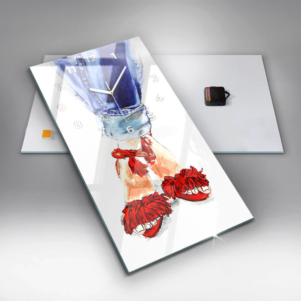 Vertikálne hodiny Dámske vysoké opätky