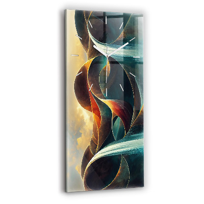 Vertikálne hodiny Tečúci vodopád