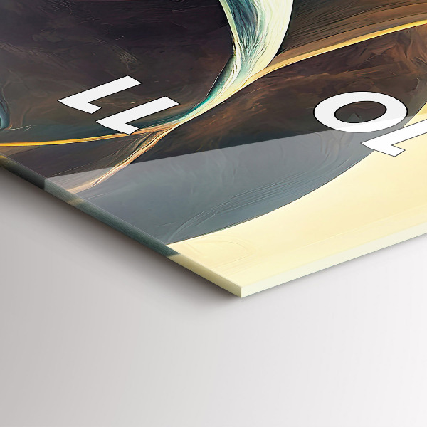 Vertikálne hodiny Tečúci vodopád