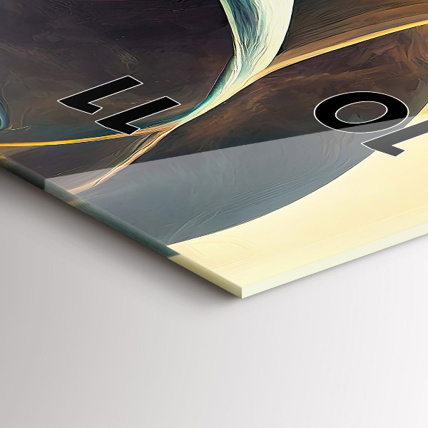 Vertikálne hodiny Tečúci vodopád