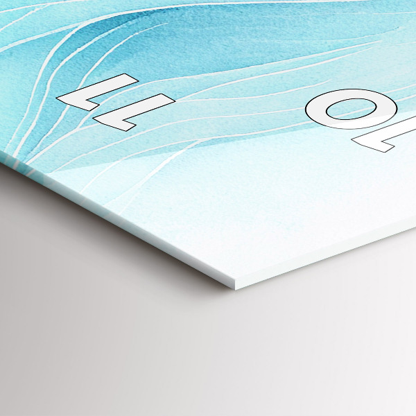 Vertikálne hodiny Modré oblaky