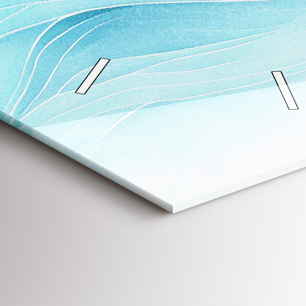 Vertikálne hodiny Modré oblaky