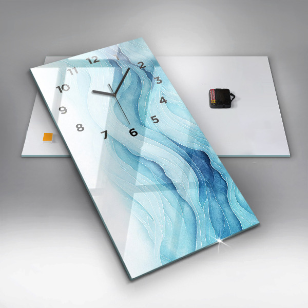 Vertikálne hodiny Modré oblaky