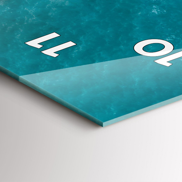 Vertikálne hodiny Fjordy na pobreží Costa Blanca