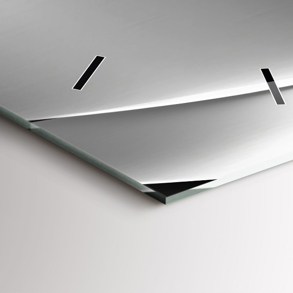 Vertikálne hodiny Strieborná abstrakcia