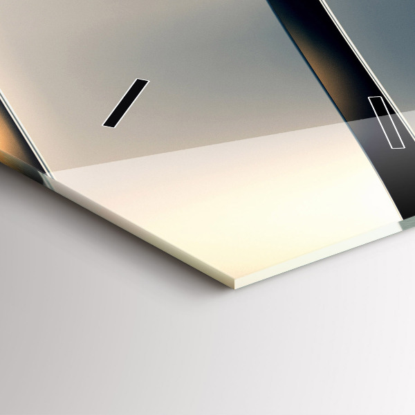 Vertikálne hodiny Strieborný vzor