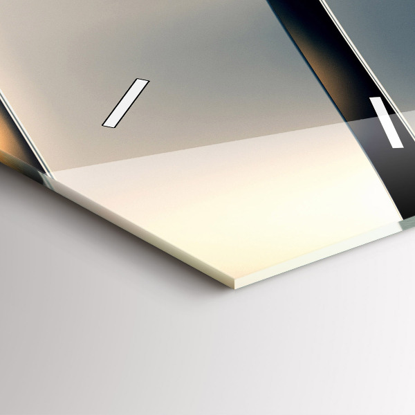 Vertikálne hodiny Strieborný vzor