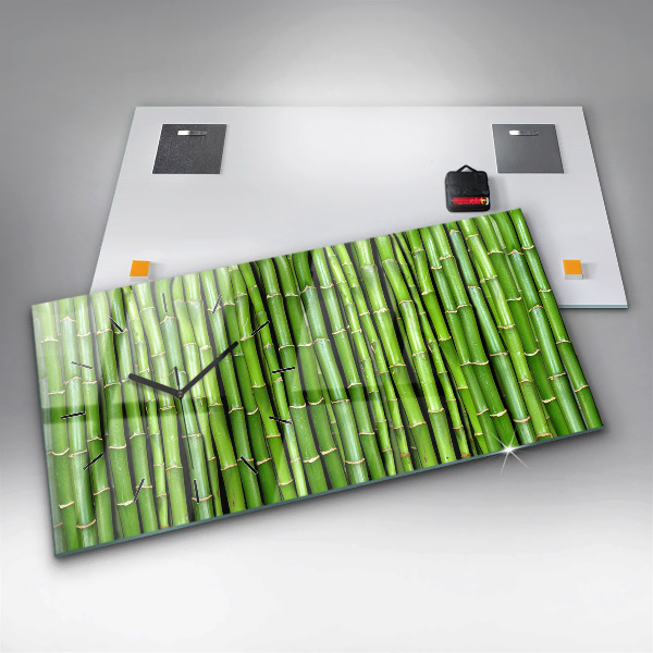 Horizontálne hodiny Ázijský bambus