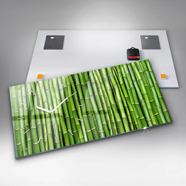 Horizontálne hodiny Ázijský bambus