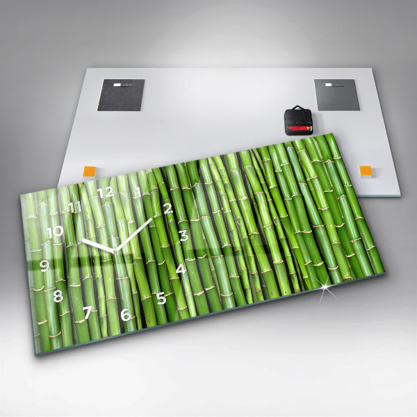 Horizontálne hodiny Ázijský bambus