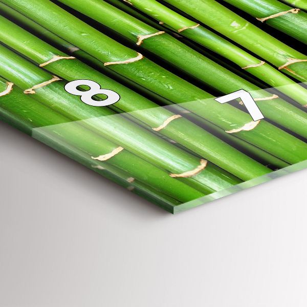 Horizontálne hodiny Ázijský bambus