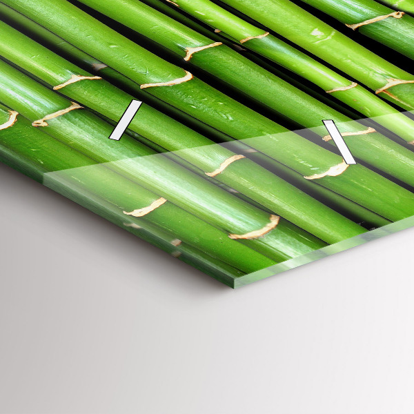 Horizontálne hodiny Ázijský bambus