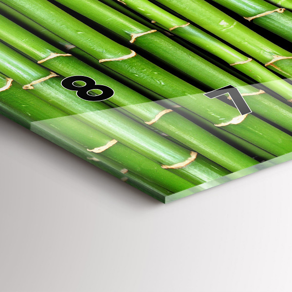 Horizontálne hodiny Ázijský bambus