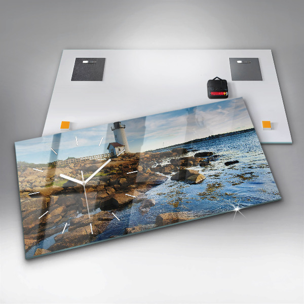 Horizontálne hodiny Maják Annisquam