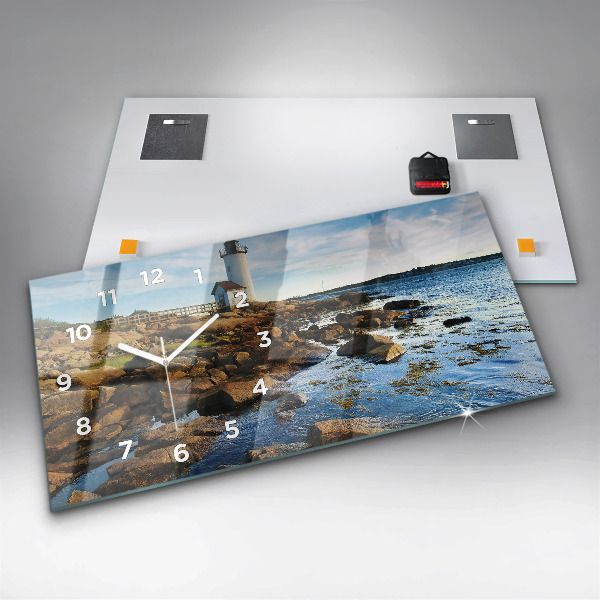 Horizontálne hodiny Maják Annisquam