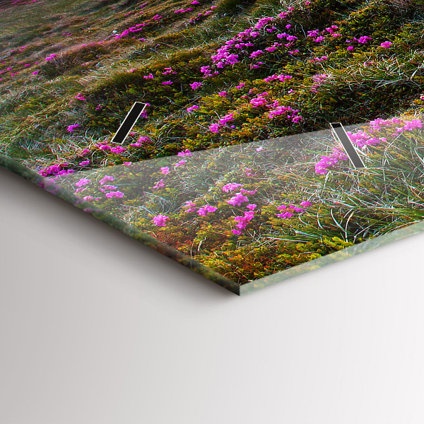 Horizontálne hodiny Kvety východu slnka