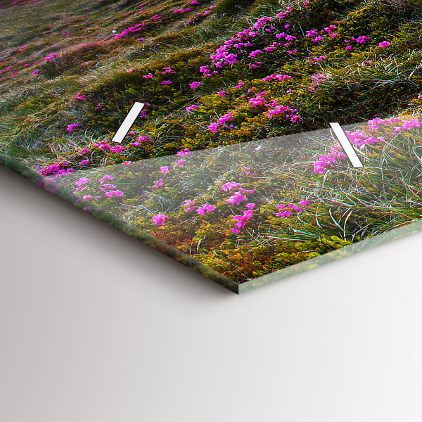 Horizontálne hodiny Kvety východu slnka