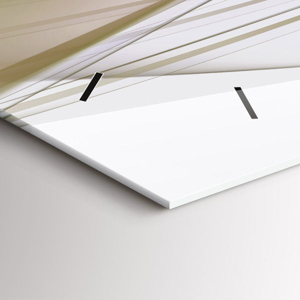 Horizontálne hodiny Svetlá abstrakcia