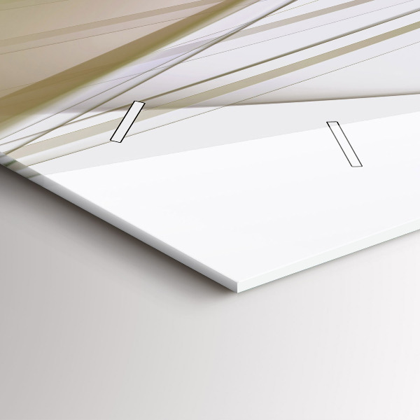 Horizontálne hodiny Svetlá abstrakcia