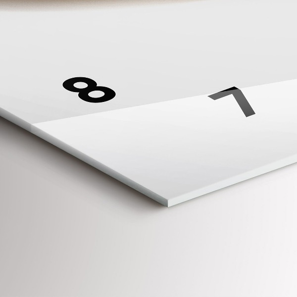 Horizontálne hodiny Abstraktné línie