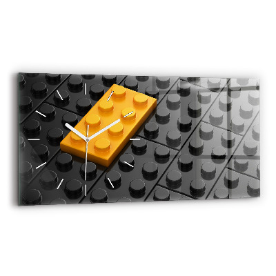 Horizontálne hodiny Hračkárske bloky