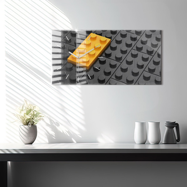 Horizontálne hodiny Hračkárske bloky