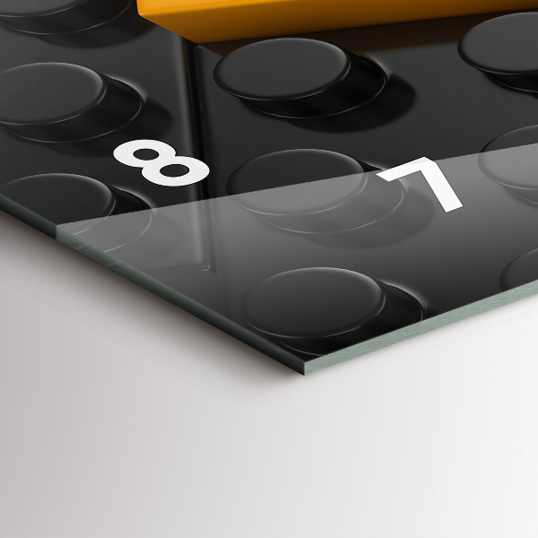 Horizontálne hodiny Hračkárske bloky