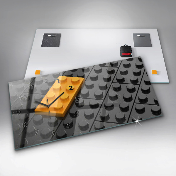 Horizontálne hodiny Hračkárske bloky