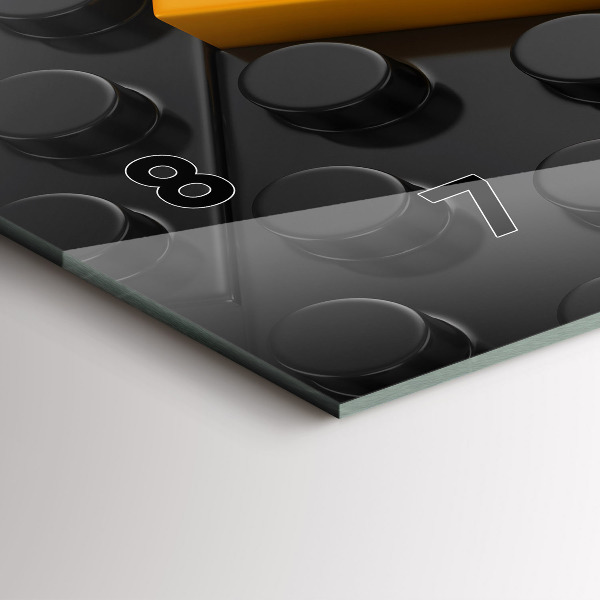 Horizontálne hodiny Hračkárske bloky