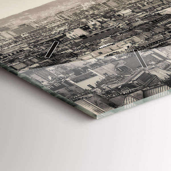 Horizontálne hodiny Panoráma Paríža