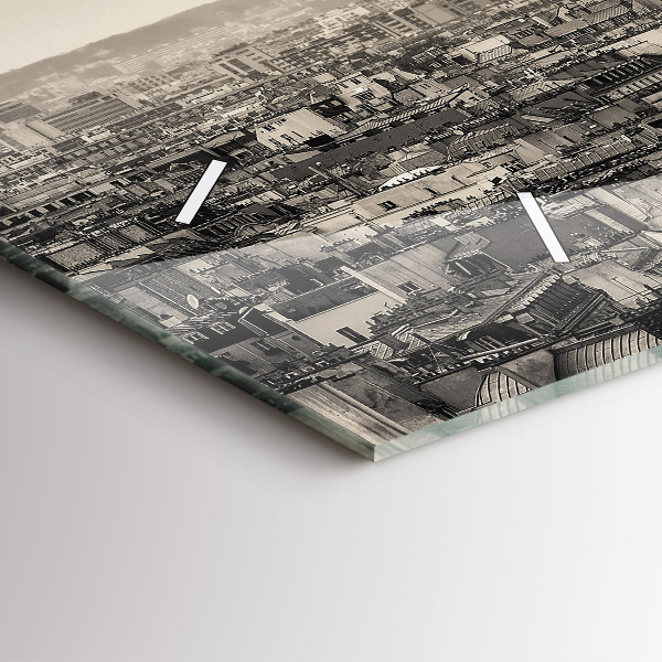 Horizontálne hodiny Panoráma Paríža