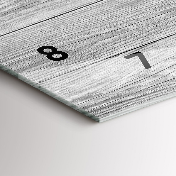 Horizontálne hodiny Drevené panely