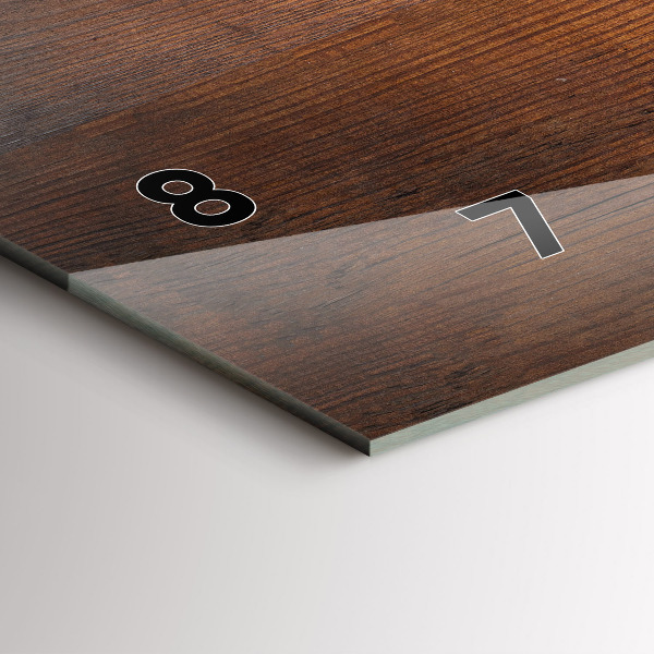 Horizontálne hodiny Staré drevo