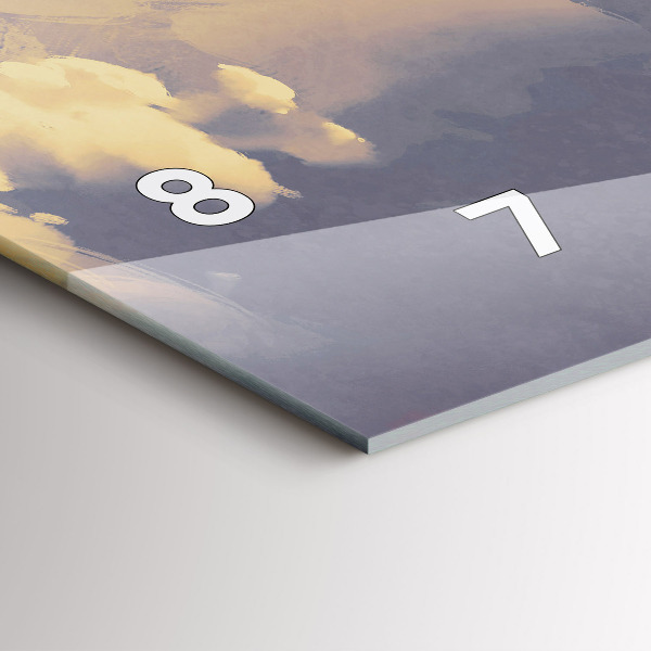 Horizontálne hodiny Papierové lode